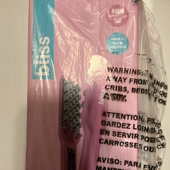 Bliss Hair Volume Iron Pink Color Brand NEW - Picture 4 of 4